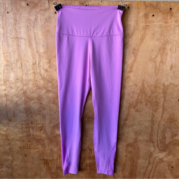 Nike Dri-Fit Light Purple HIgh Waist Mesh Detail Legging Tights - Picture 11 of 12